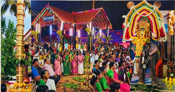 meena rohini mahotsavam annual festival of thrippadapuram sree mahadeva temple